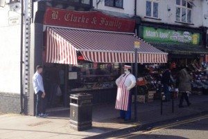 B Clarke and Family butchers on Allerton Road in Mossley Hill. Pic: JMU Journalism