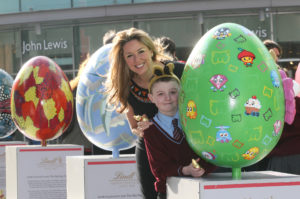 Claire Sweeney launched yesterday's hunt © Action for Children