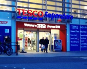Tesco store in Liverpool One