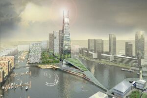 An artist's impression of Wirral Waters © Wirral Waters 