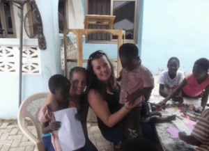 Lauren & Leanne on their last mission to Ghana
