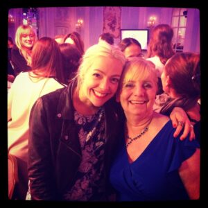 Margaret Aspinall with Cherry Healey ©Twitter/CherryHealey