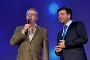 Mark Williams and Nick Knowles at the showcase © BBC Worldwide