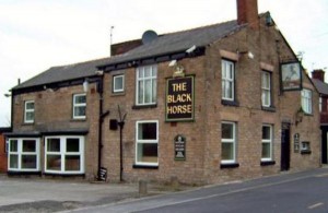The Black Horse pub has been found to have bats roosting nearby
