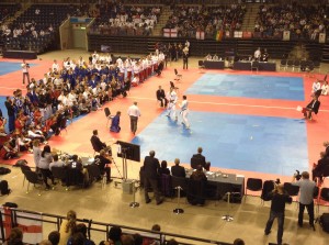 Karate championships at the Echo Arena