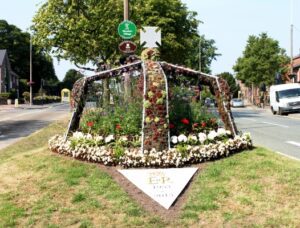 Woolton's crown display commemorating 60 years since the Coronation.
