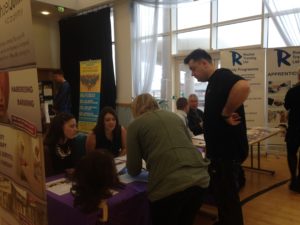 Various stalls welcomed young disabled people to help shape their careers. Pics by Gemma Sherlock