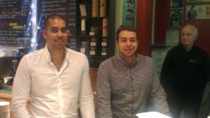 LJMU students Philip Perera and Omar Farag 