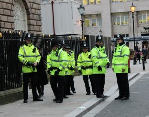 Merseyside Police on duty. Pic by Jack Maguire/JMU Journalism
