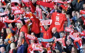 Hillsborough 25th anniversary memorial service at Anfield. Pic by Ida Husøy