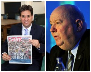 Labour leader Ed Miliband © The Sun; Liverpool Mayor Joe Anderson © Trinity Mirror