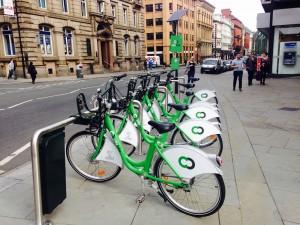 City Bike station outside Liverpool Town Hall ©JMU Journalism 