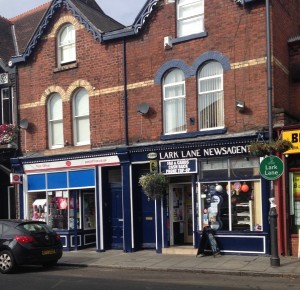 Lark Lane Newsagents and Post Office. Pic © JMU Journalism