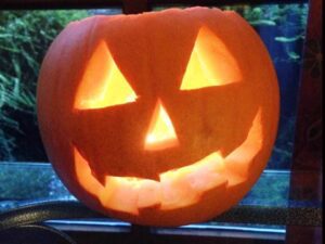 Halloween pumpkin. Pic © Gemma Sherlock/Twitter
