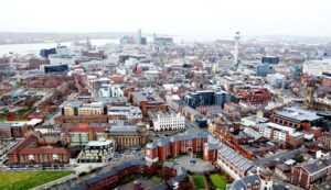 Liverpool city centre. Pic by Vegard Grott © JMU Journalism