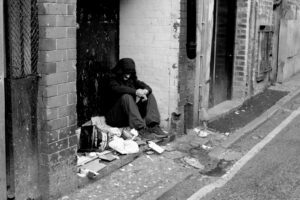 Those who sleep rough throughout the winter are more perceptible to falling seriously ill. © The Whitechapel Centre