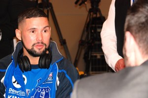 Tony Bellew talks to JMU Journalism’s Sean Purvis ahead of the Nathan Cleverly fight. Pic by Adam Jones © JMU Journalism