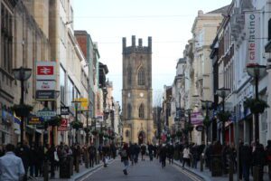 Liverpool's Bold Street. Pic by Owen Swift © JMU Journalism