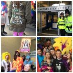 Garlands protest outside Liverpool Magistrates' Court. Pics © Natalie Townsend JMU Journalism