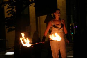 2014's fire dancing group, Bring the Fire Project © Flickr/LJMU Photo