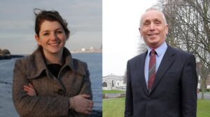 Labour candidate Alison McGovern MP and Conservative challenger John Bell