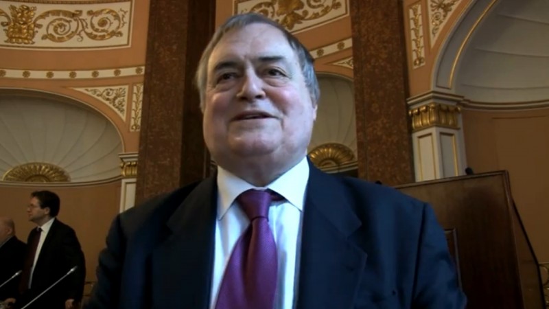 Lord John Prescott speaking at the devolution in the North debate in Liverpool - JMU Journalism
