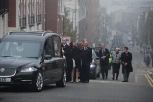 The funeral of PC Dave Phillips at Liverpool's Anglican Cathedral. Pic by Lewis Price © JMU Journalism