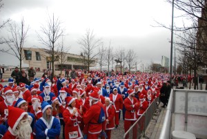 Liverpool Santa Dash 2015. Pics by Rochelle Beighton © JMU Journalism