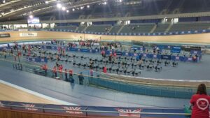 The British Indoor Rowing Championships took place in the Velodrome in London Olympic Park. Pic © Michelle Fisher