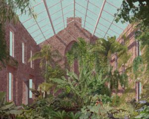 An illustration of the Winter Garden that will look to be replicated © Assemble