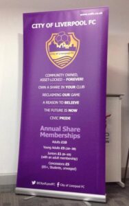 Club ethos and badge. Pic by Leigh Kimmins © JMU Journalism