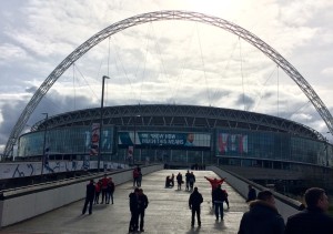 Wembley Stadium ahead of the Capital Cup Final between Liverpool and Manchester City. Pic by Matt Crosby © JMU Journalism