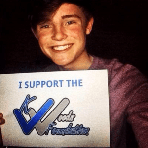 Britains Got Talent, James Smith, supports The K woods foundation. © The K Woods Foundation
