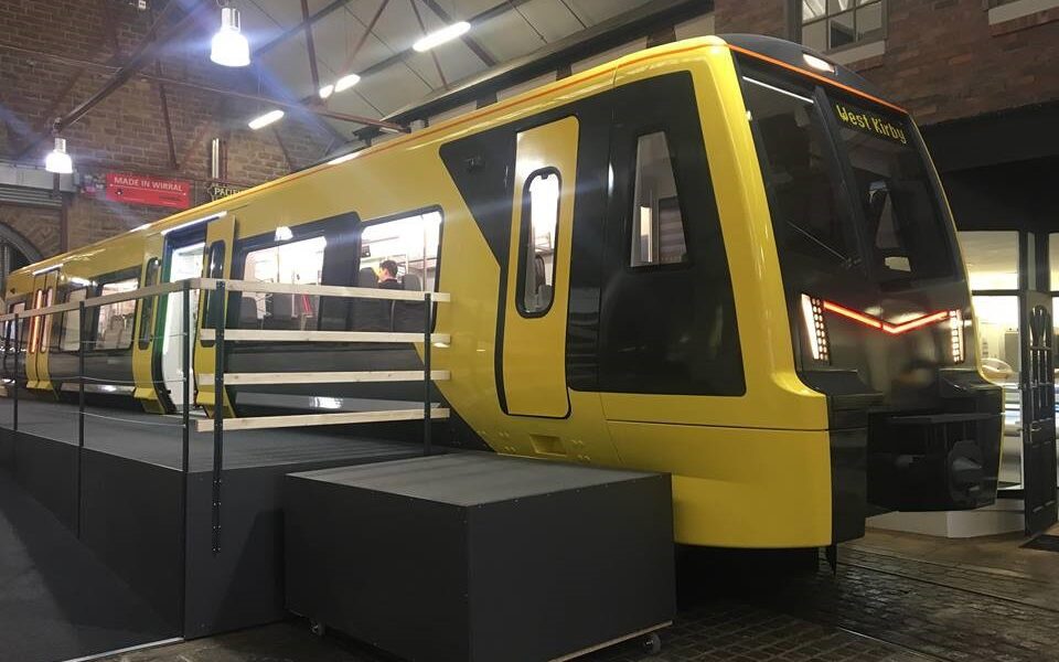The front of Merseyrail’s train replica - JMU Journalism