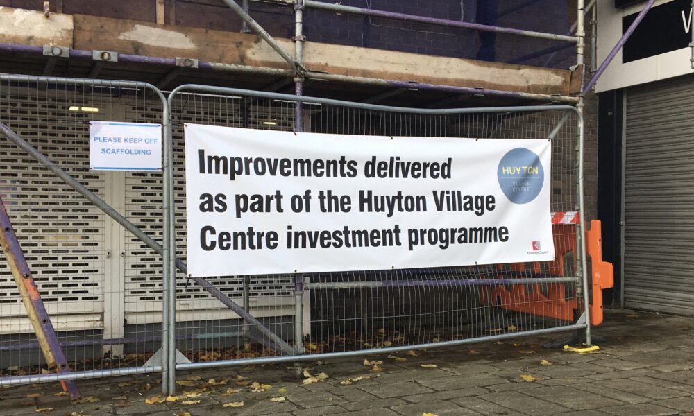 Improvements delivered as part of the Huyton Village Centre investment programme