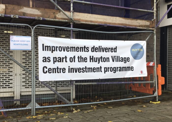 Improvements delivered as part of the Huyton Village Centre investment programme