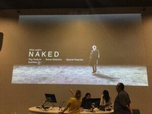 Screening of Mike Leigh's Naked. Pic © Demi Williams JMU Journalism