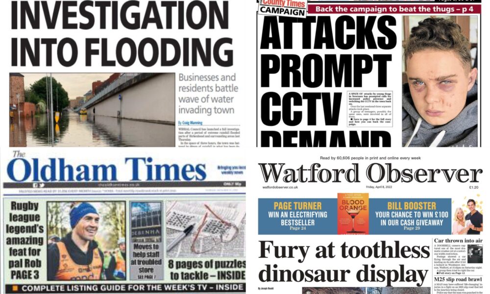 JMU Journalism MA students have taken up roles at the Wirral Globe, Powys County Times, Oldham Times and Watford Observer