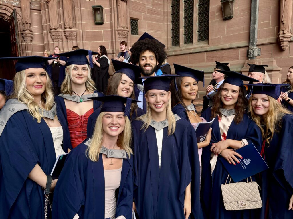 JMU Journalism Graduation Day 2024 at Liverpool's Anglican Cathedral