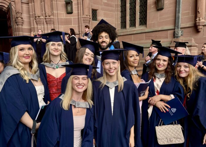 JMU Journalism Graduation Day 2024 at Liverpool's Anglican Cathedral