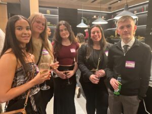 JMU Journalism students at the John Schofield Trust reception in London