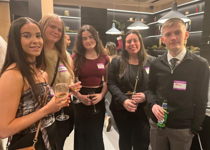 JMU Journalism students at the John Schofield Trust reception in London