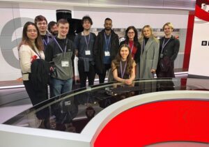 JMU Journalism students visited newsrooms at the BBC