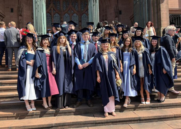 JMU Journalism Class of 2025 on graduation day