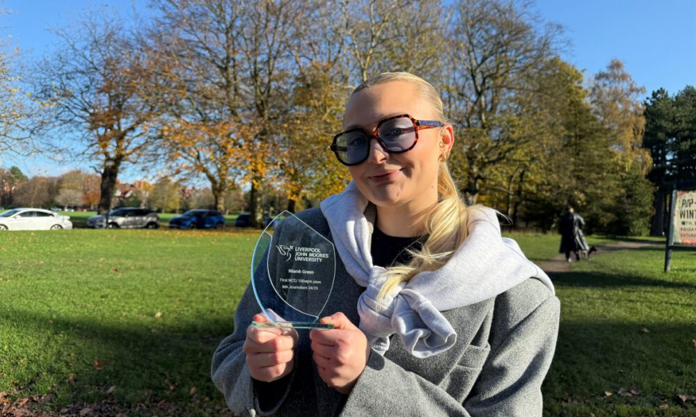 Niamh Green has won this year’s journalism departmental shorthand award after attaining 100wpm