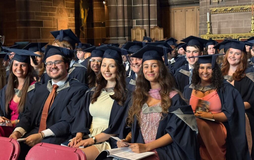 JMU Journalism Graduation Day 2026 at Liverpool's Anglican Cathedral