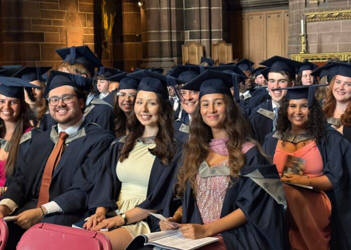 JMU Journalism Graduation Day 2026 at Liverpool's Anglican Cathedral